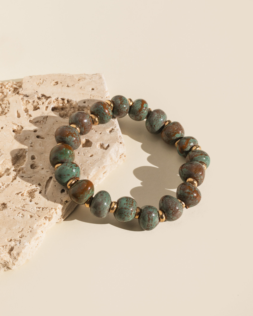 Growing Up a Christian--A Grace-Filled Life, Chapter 22: God Is a Gentle Guide, Trades of Hope, Patina Clay Bracelet, Haiti