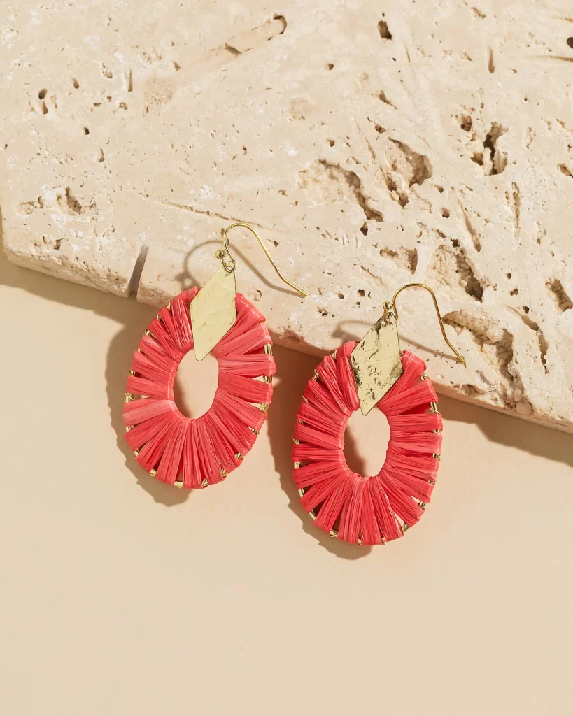 Trades of Hope, Coral Sunset Earrings, India, “Wretched & Wholly Forgiven-The Beautifully Possible Impossibility”