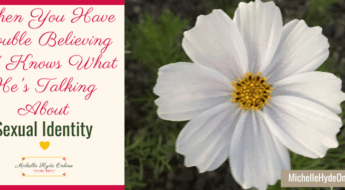 When You Have Trouble Believing God Knows What He's Talking About--Sexual Identity