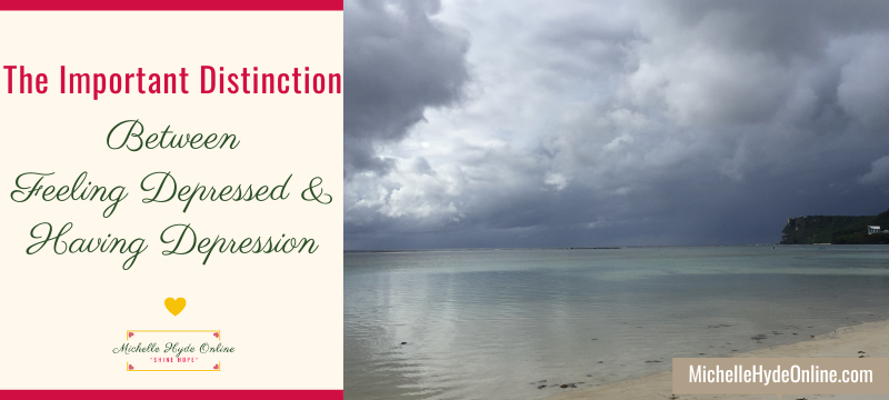 The Important Distinction Between Feeling Depressed & Having Depression