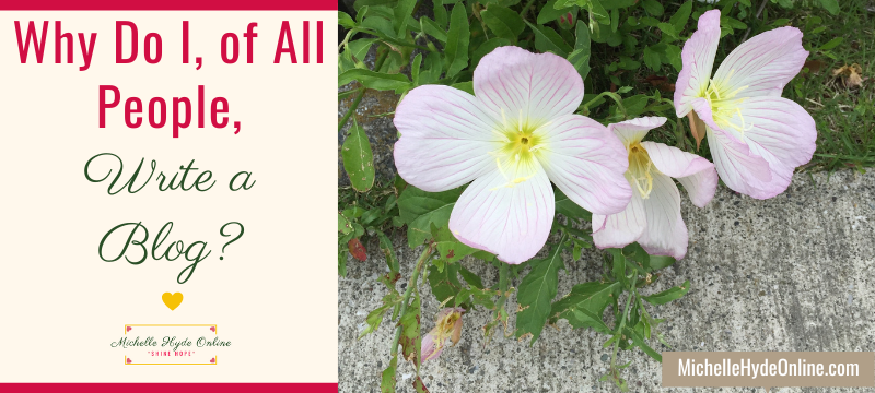 Why Do I, of All People, Write a Blog?