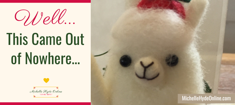 Well... This Came Out of Nowhere...