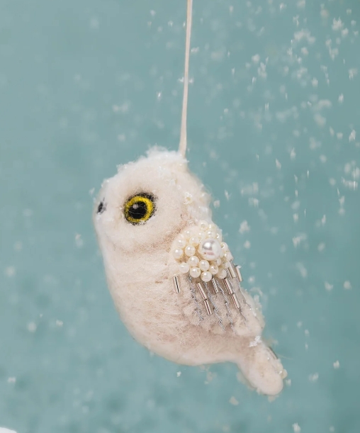 Trades of Hope, Nepal, Snowdrop Owl Ornament, To 42 Years, & Counting