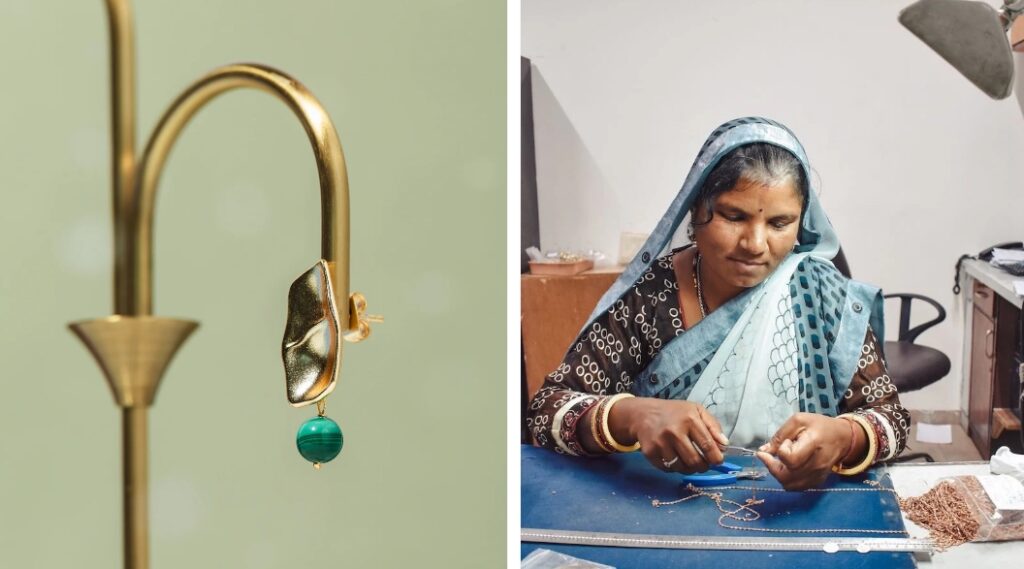 Trades of Hope, Malachite Drop Earrings, India, Pretending Perfection Is Not the Same As Holiness