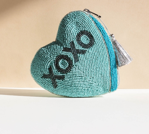 Trades of Hope, XOXO Candy Heart Pouch, INDIA, Do You Treat God Like a Little Angel of Help on Your Shoulder? Or as Lord of Your Life?