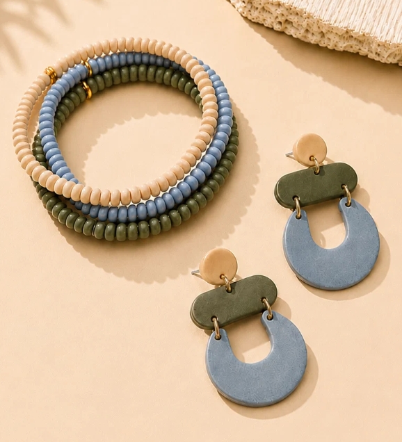 Trades of Hope, Blue Sage Jewelry Set, India, My 14-Year Adventure Abroad... & My Selfish Request