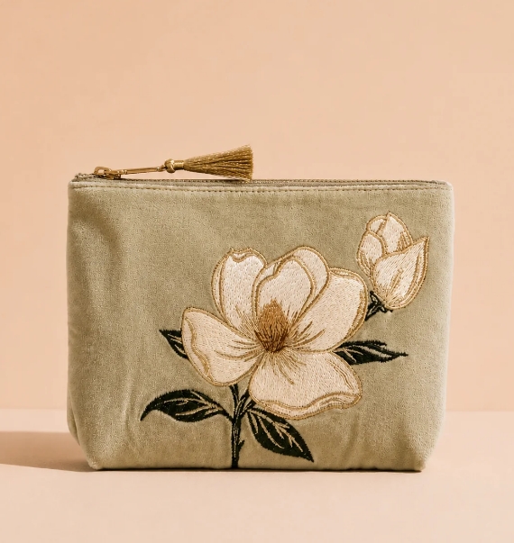 Trades of Hope, Magnolia Pouch, Made in India, Where Is the Fast-Forward Button in Life?
