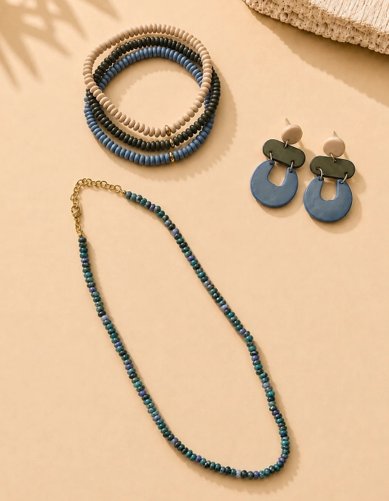 Trades of Hope, Blue Sage Jewelry Set, India, Reading the Bible Is So Much More Important Than We Make It out to Be